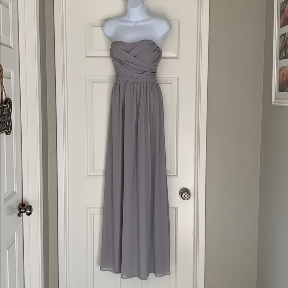 Grey Bridesmaid dress